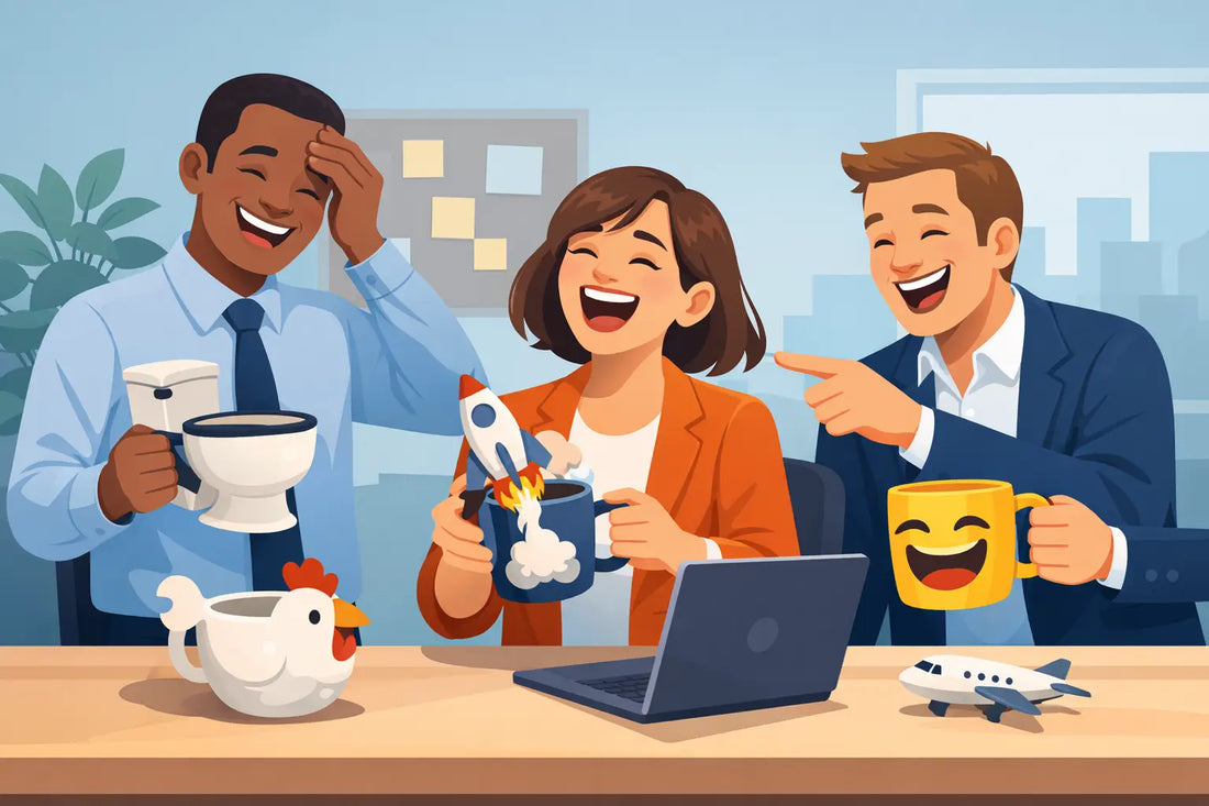 Funny Office Mugs for Coworkers That Land