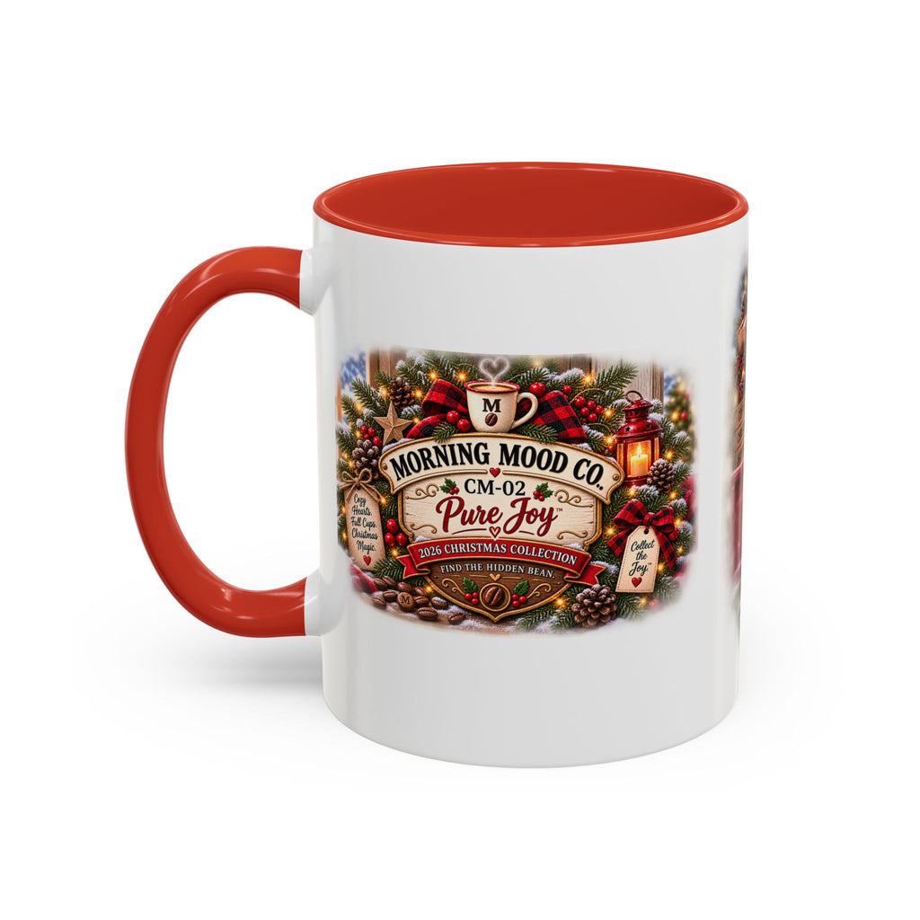 Christmas Dog Coffee Mug — "’Tis the Season for Pure Joy" Accent Mug
