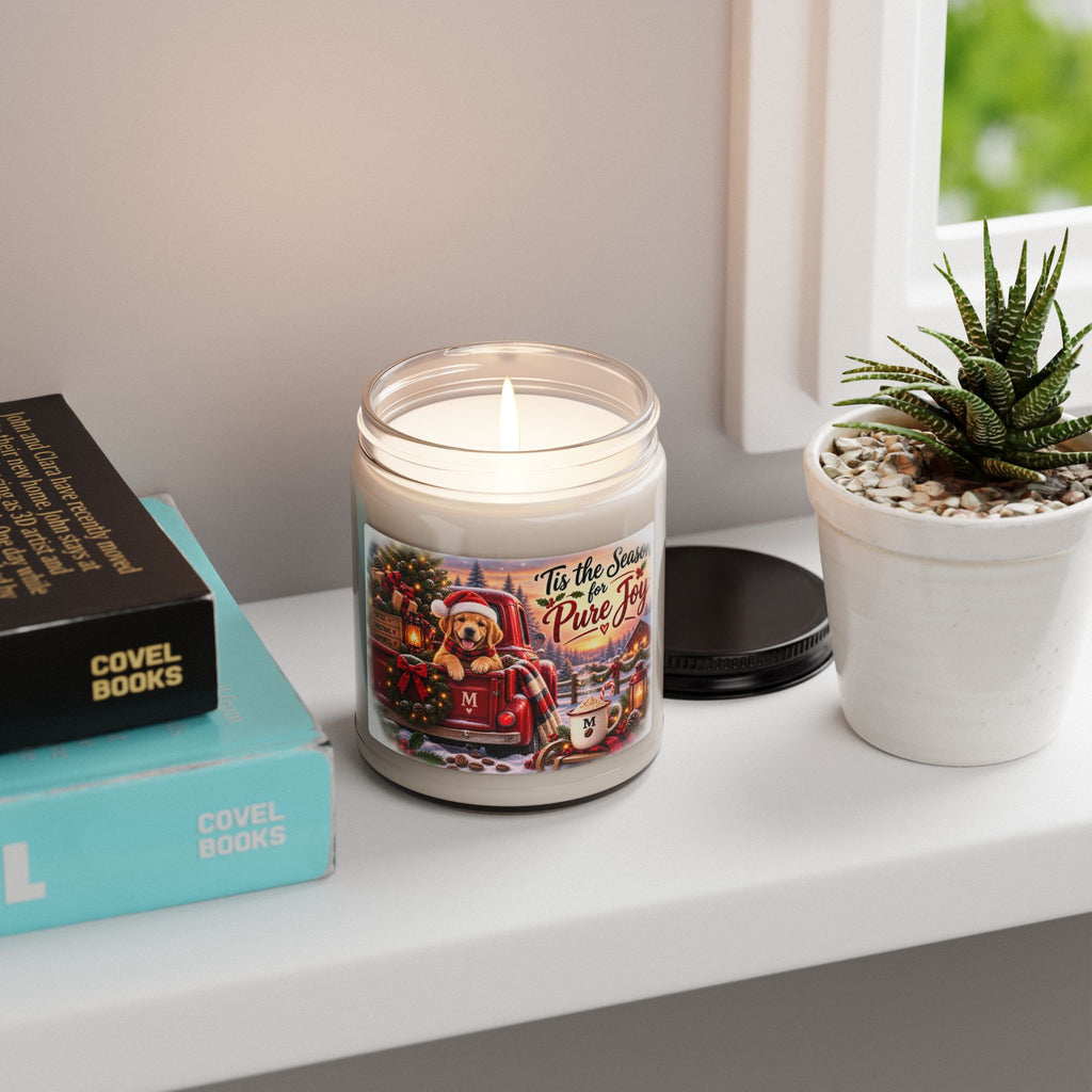 Holiday Soy Candle - 'Tis the Season for Pure Joy (9oz)