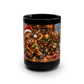 Probably on the Naughty List Black Mug, 15oz
