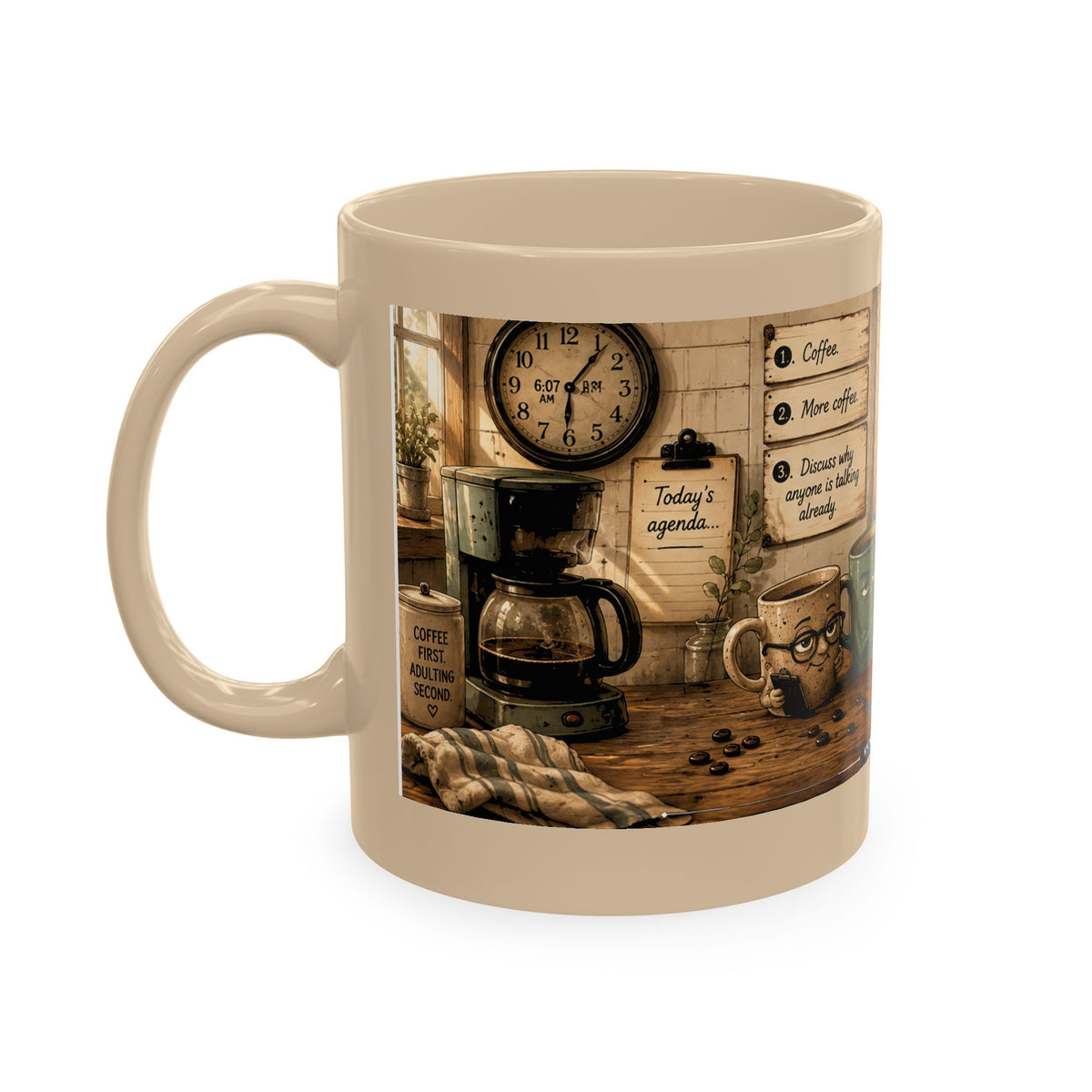 Ceramic Coffee Mug — "This Meeting Could Have Been Coffee" Funny Office Gift