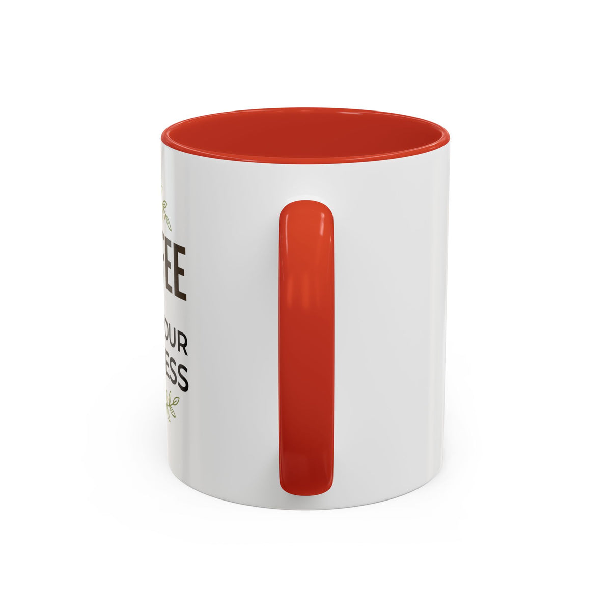 Coffee Mug — "Coffee & Mind Your Business" Accent Ceramic Mug (11/15 oz)