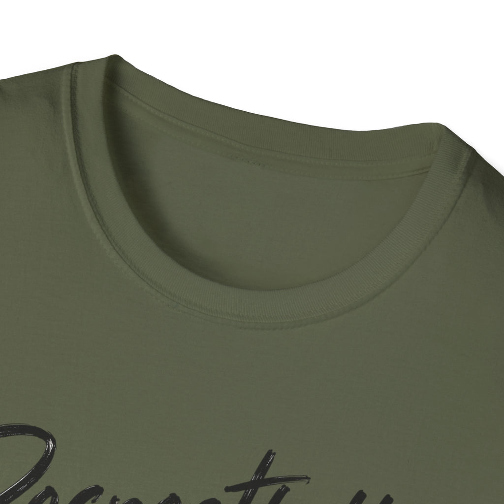 Respectfully No. T-Shirt – Funny Sassy Graphic Tee with Script and Smiley