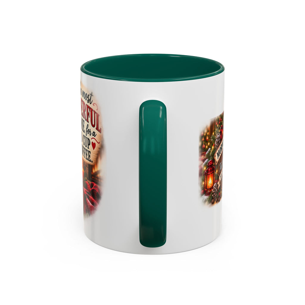 Christmas Coffee Mug — "It's the Most Wonderful Time for a Good Cup of Coffee" (11oz/15oz)