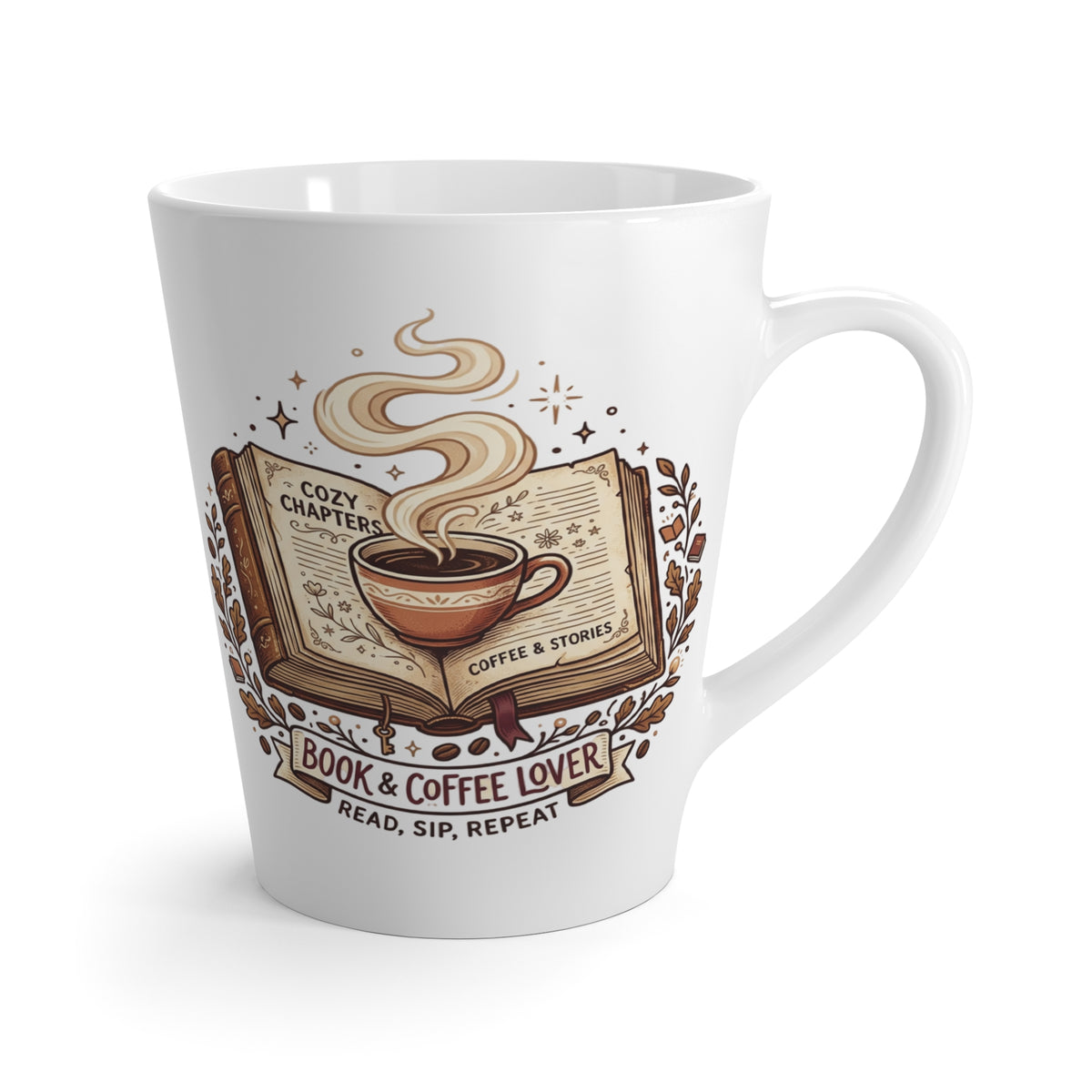 I love Books and Coffee Latte Mug