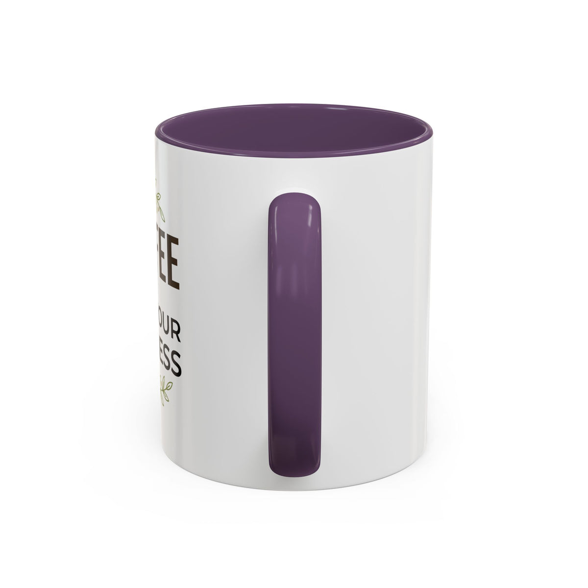 Coffee Mug — "Coffee & Mind Your Business" Accent Ceramic Mug (11/15 oz)