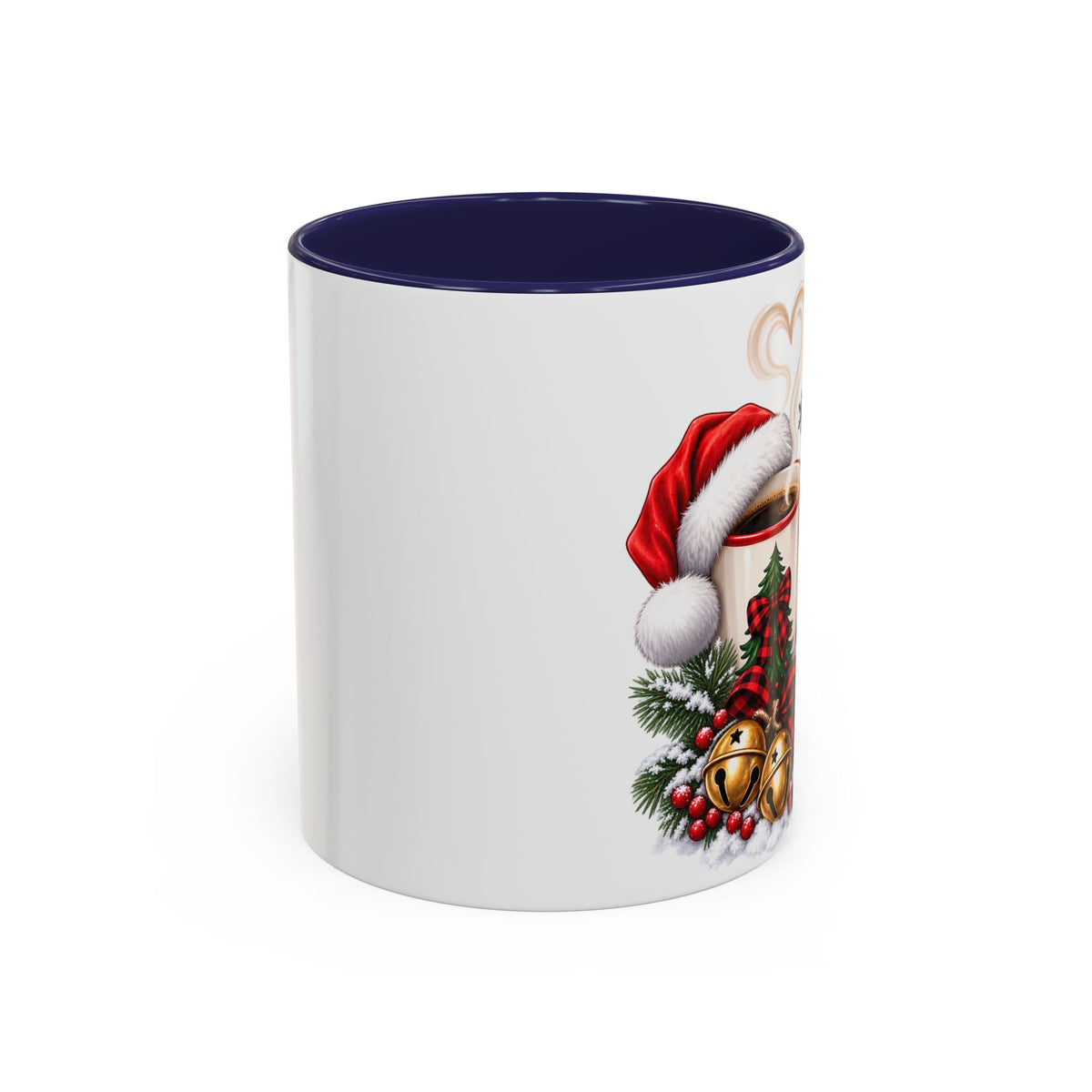 Christmas Coffee Mug – “My Bells Don’t Jingle Without Coffee” Accent Mug (11/15oz)