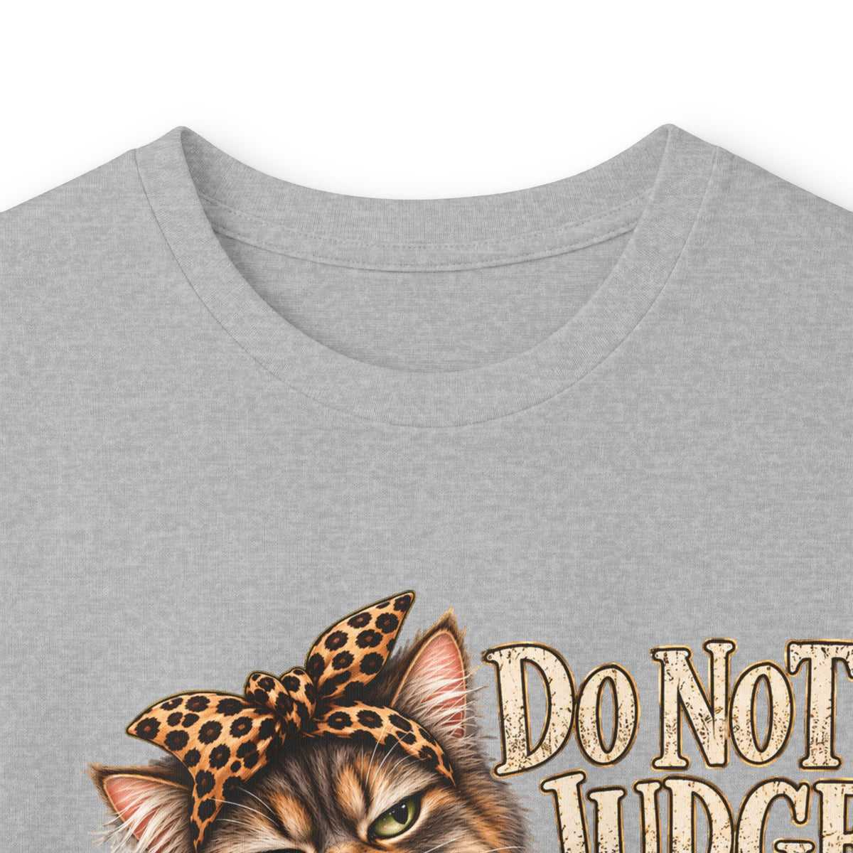 Do Not Judge Funny Cat Long Sleeve Tee