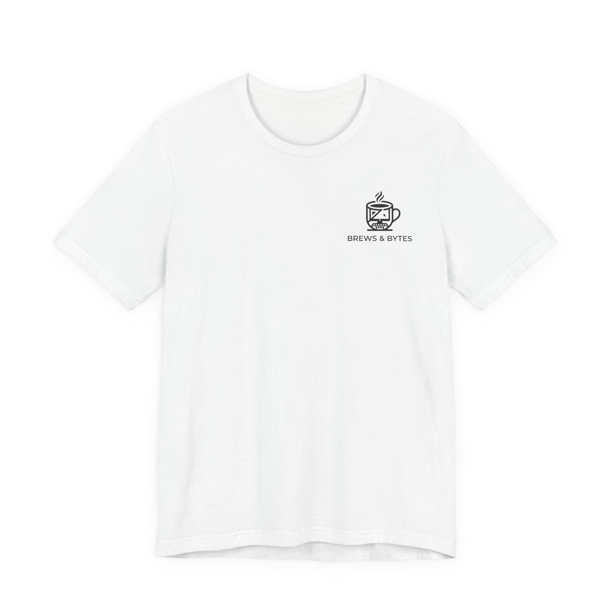Brew & Bytes Coffee Tech Logo Tee