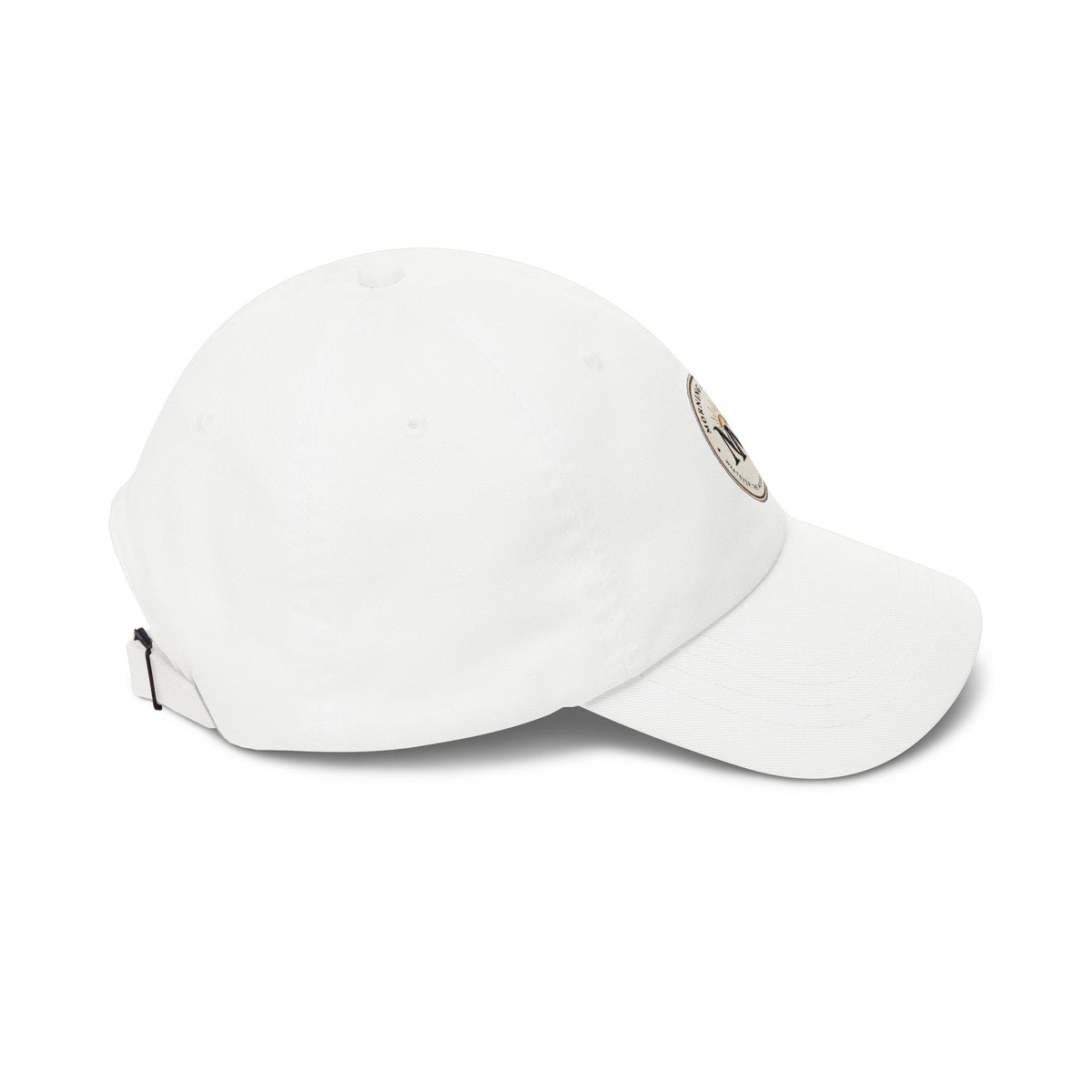Classic Dad Cap — Minimal Vintage 'MM' Logo Baseball Hat
