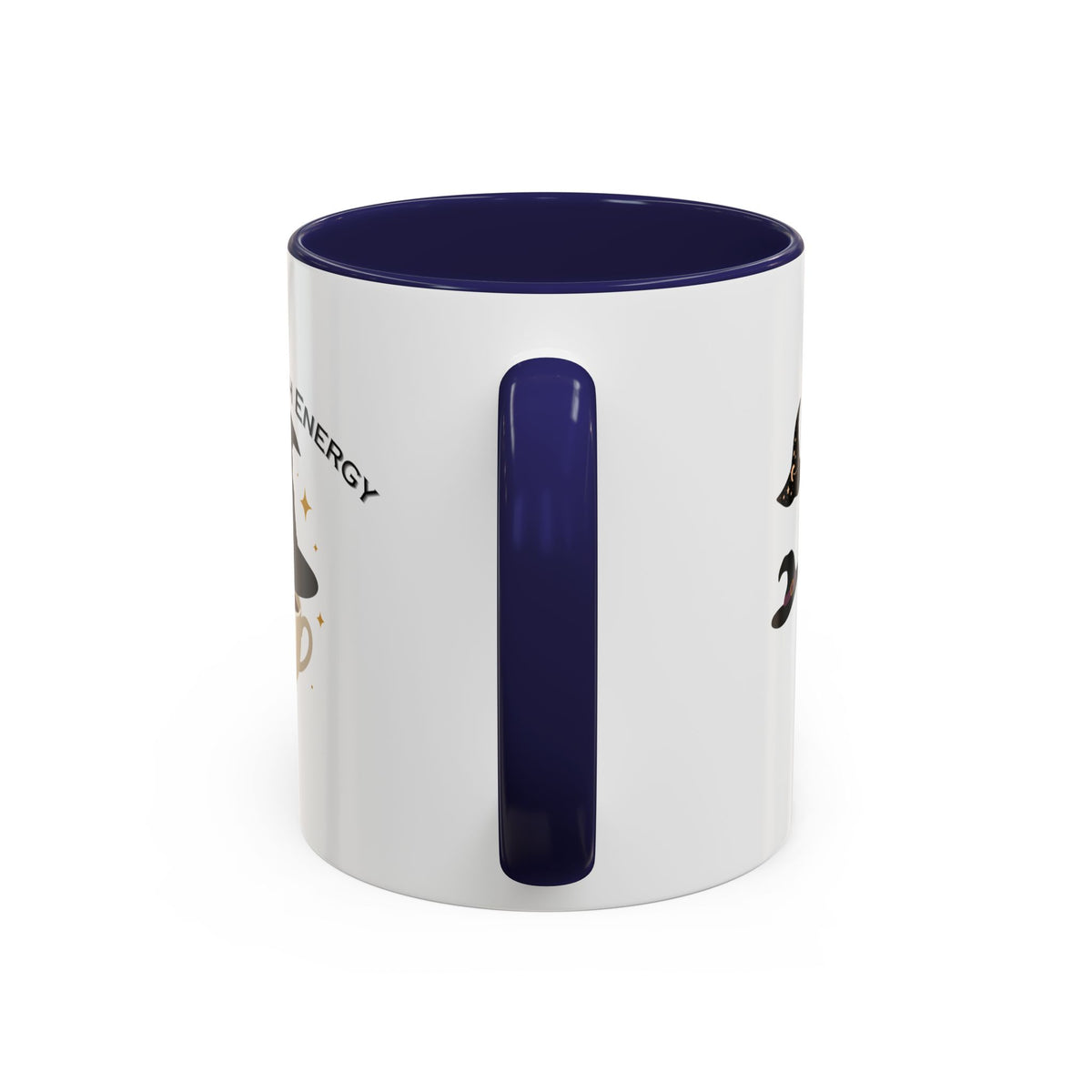 Basic Witch Energy Coffee Mug – Cute Halloween Witch Hat Tea Cup Accent Mug (11/15oz)