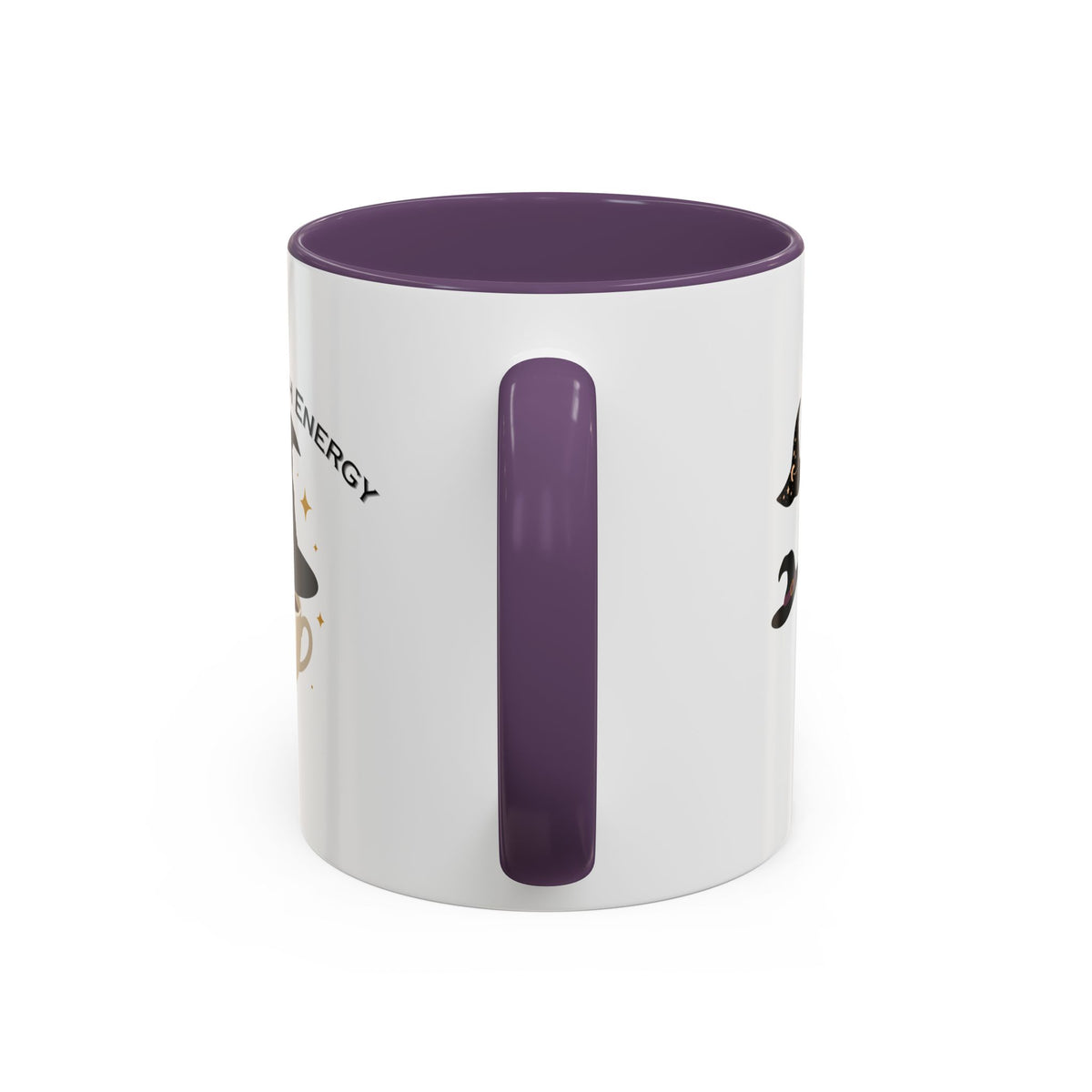 Basic Witch Energy Coffee Mug – Cute Halloween Witch Hat Tea Cup Accent Mug (11/15oz)