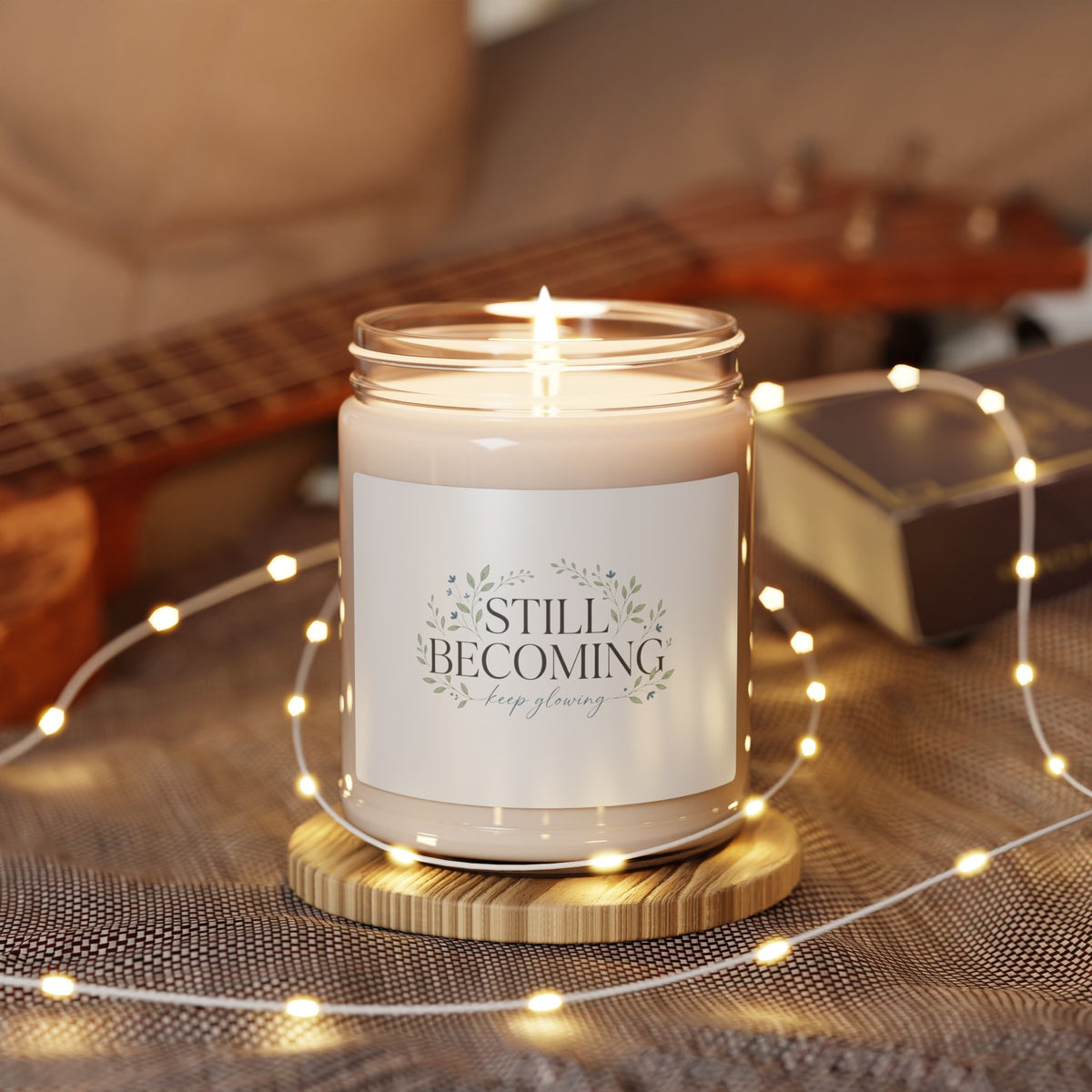 Still Becoming Scented Soy Candle — 9oz Inspirational Jar Candle