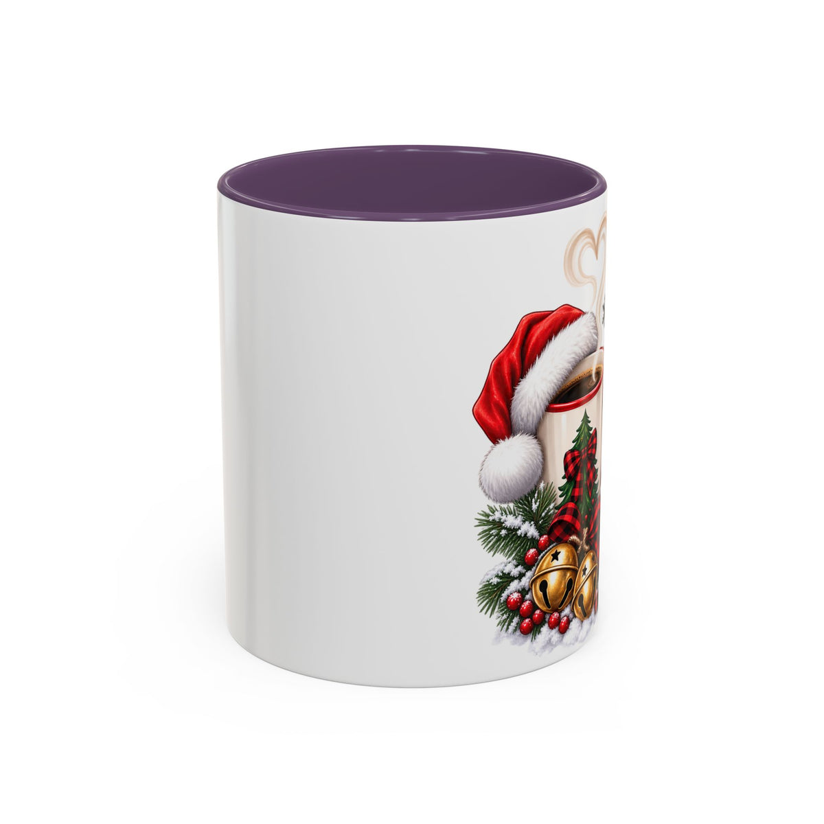 Christmas Coffee Mug – “My Bells Don’t Jingle Without Coffee” Accent Mug (11/15oz)