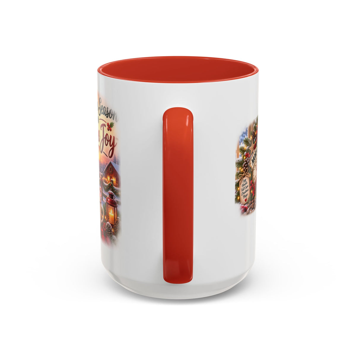 Christmas Dog Coffee Mug — "’Tis the Season for Pure Joy" Accent Mug
