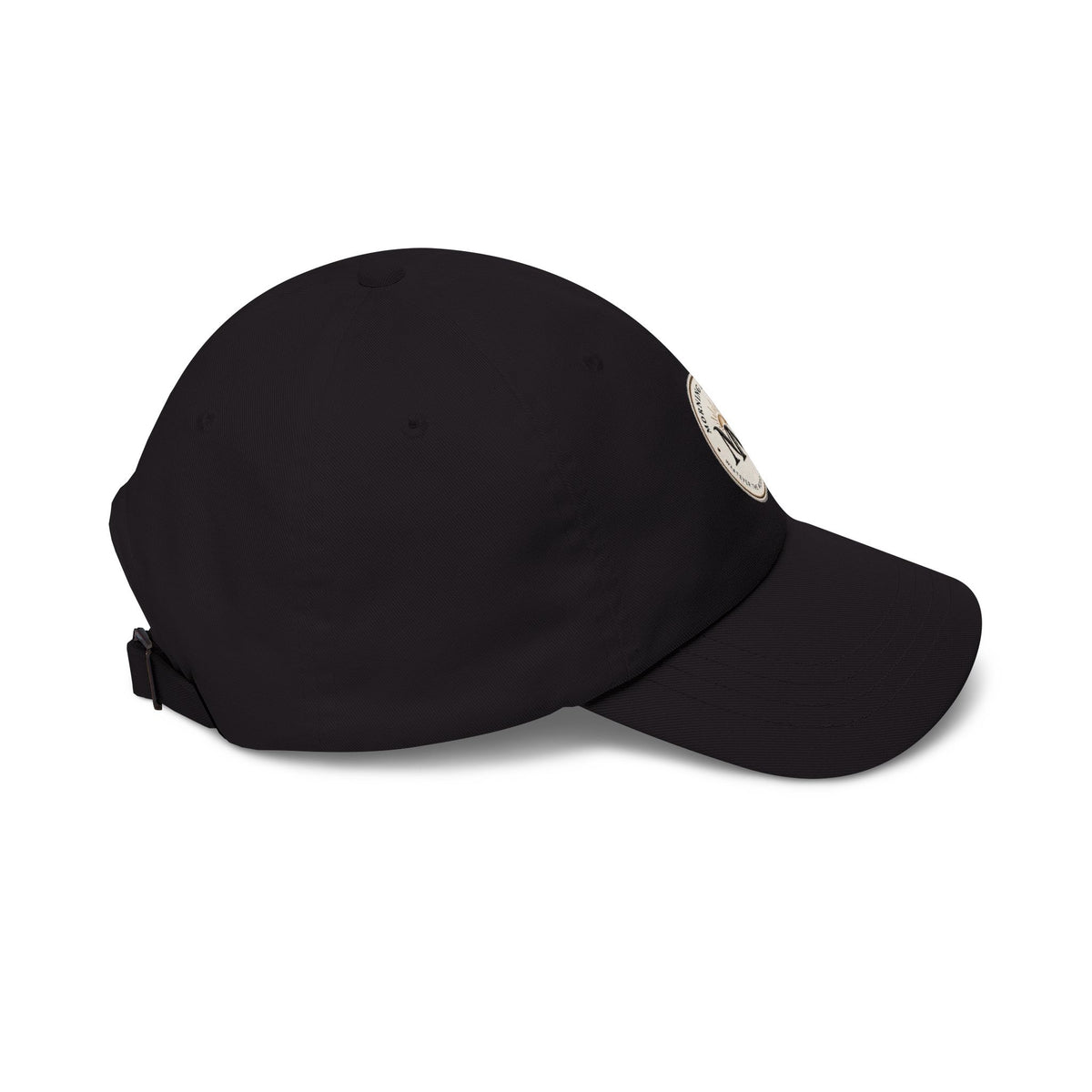 Classic Dad Cap — Minimal Vintage 'MM' Logo Baseball Hat