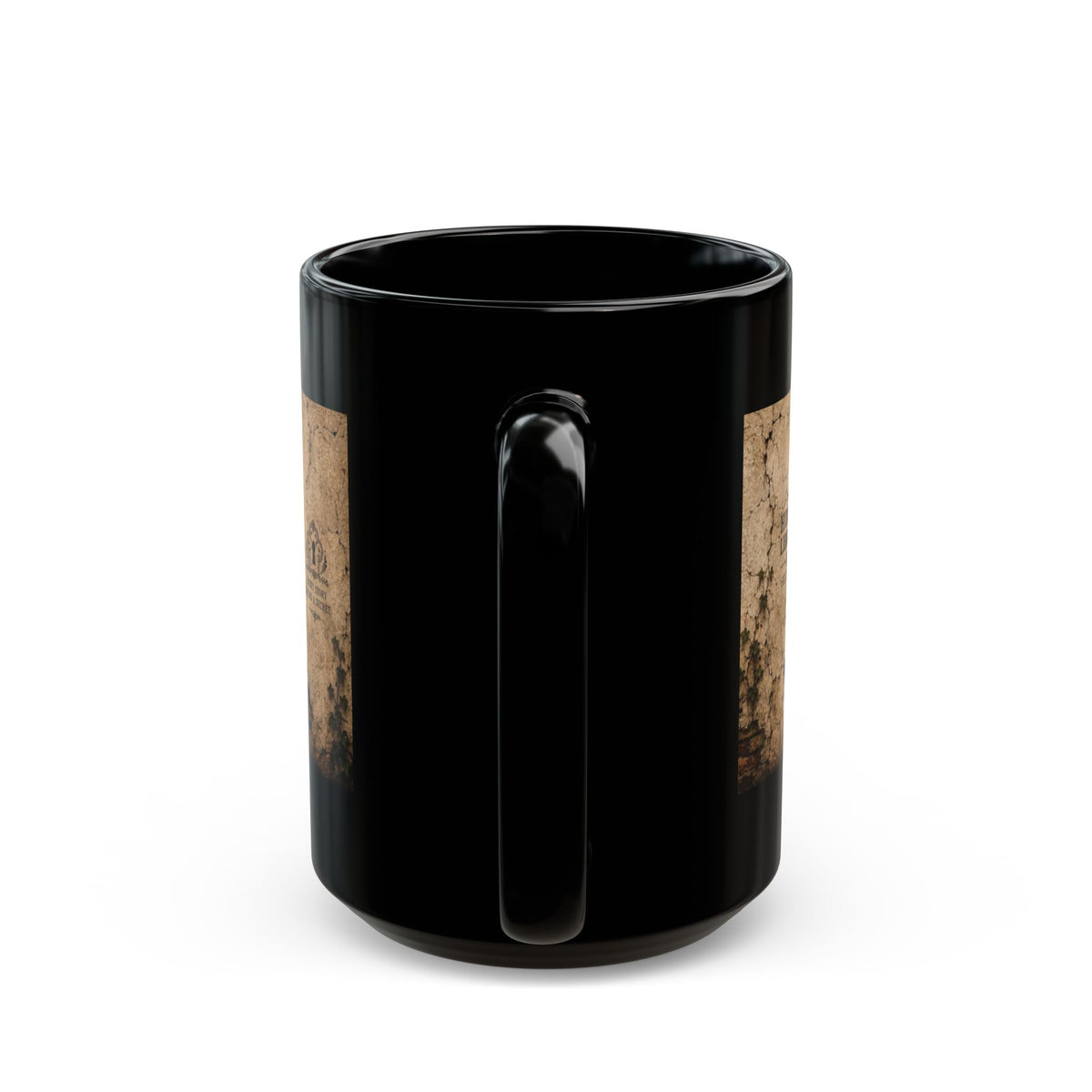 Hidden Library Never to Many Books Black Mug (11oz, 15oz)