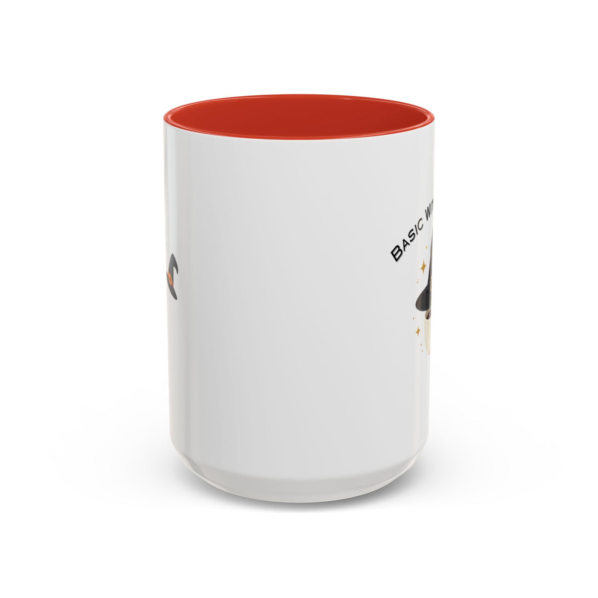 Basic Witch Energy Coffee Mug – Cute Halloween Witch Hat Tea Cup Accent Mug (11/15oz)