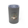 Fueled By Grace 11oz Vacuum Tumbler — Christian Coffee Cup with Cross & Floral Design