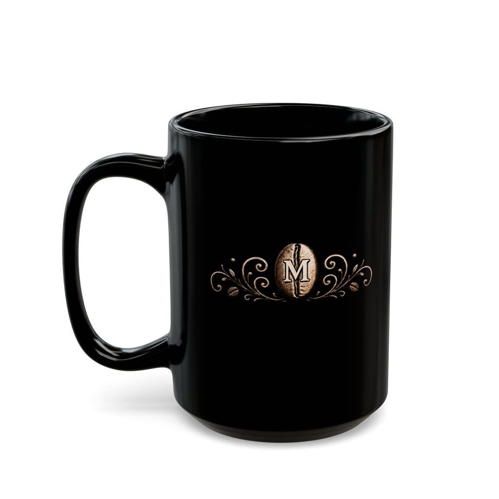 Coffee Mug — “I Like My Coffee How I Like My Mornings: Without People” Black Ceramic