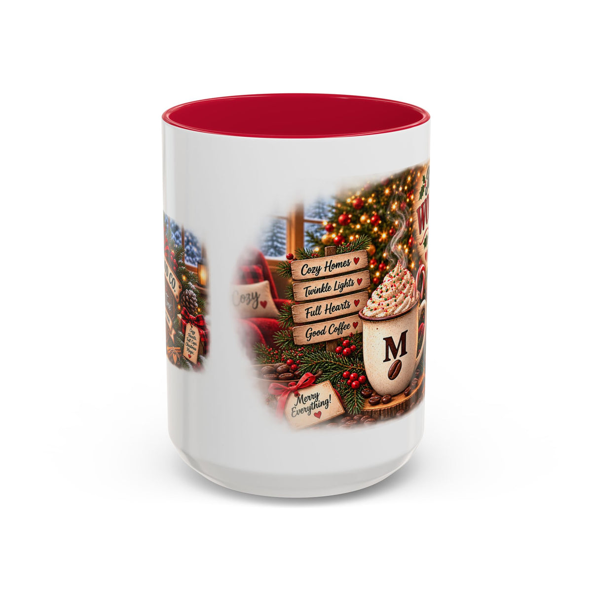 Christmas Coffee Mug — "It's the Most Wonderful Time for a Good Cup of Coffee" (11oz/15oz)
