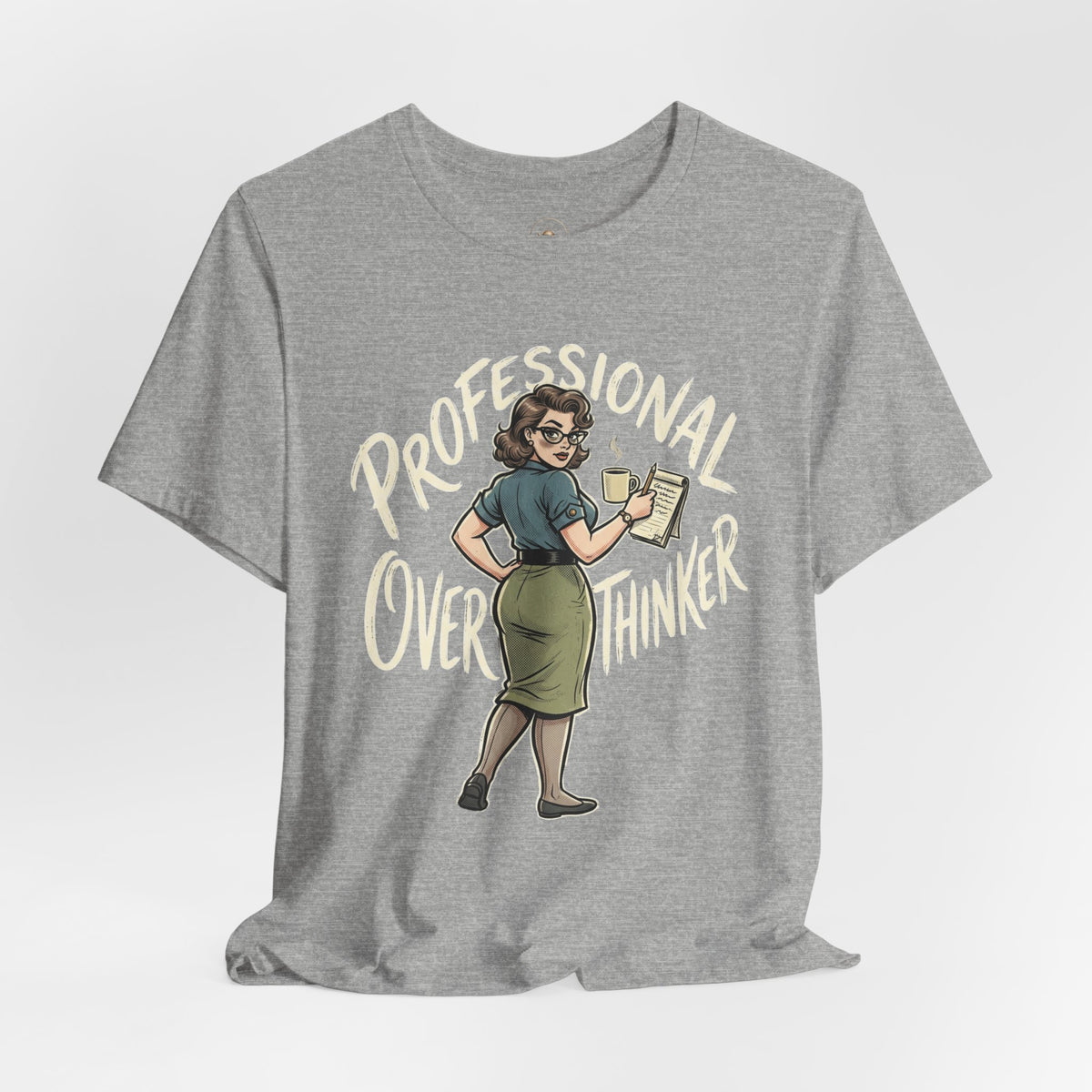 Professional Overthinker Woman Unisex Jersey Short Sleeve Tee