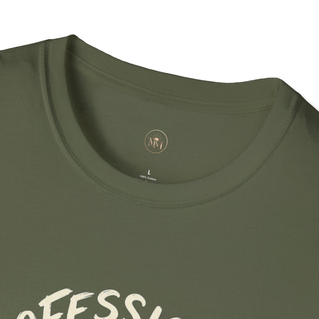 Professional Overthinker T-Shirt — Funny Vintage Coffee Lover Tee