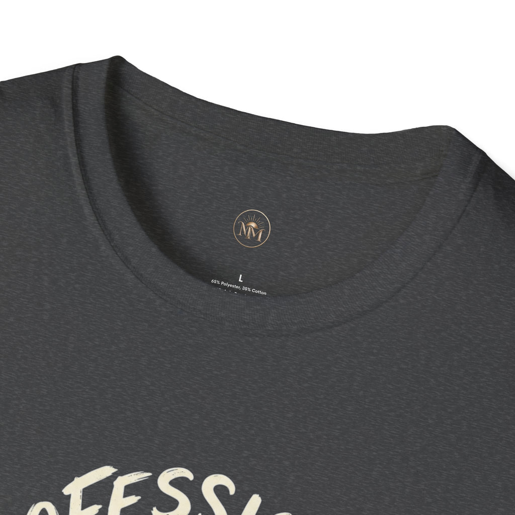 Professional Overthinker T-Shirt — Funny Vintage Coffee Lover Tee
