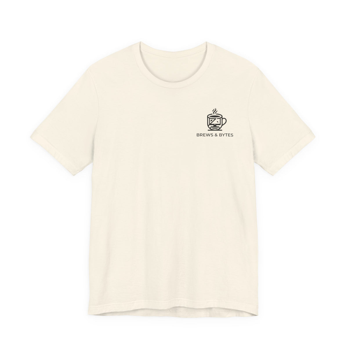 Brew & Bytes Coffee Tech Logo Tee