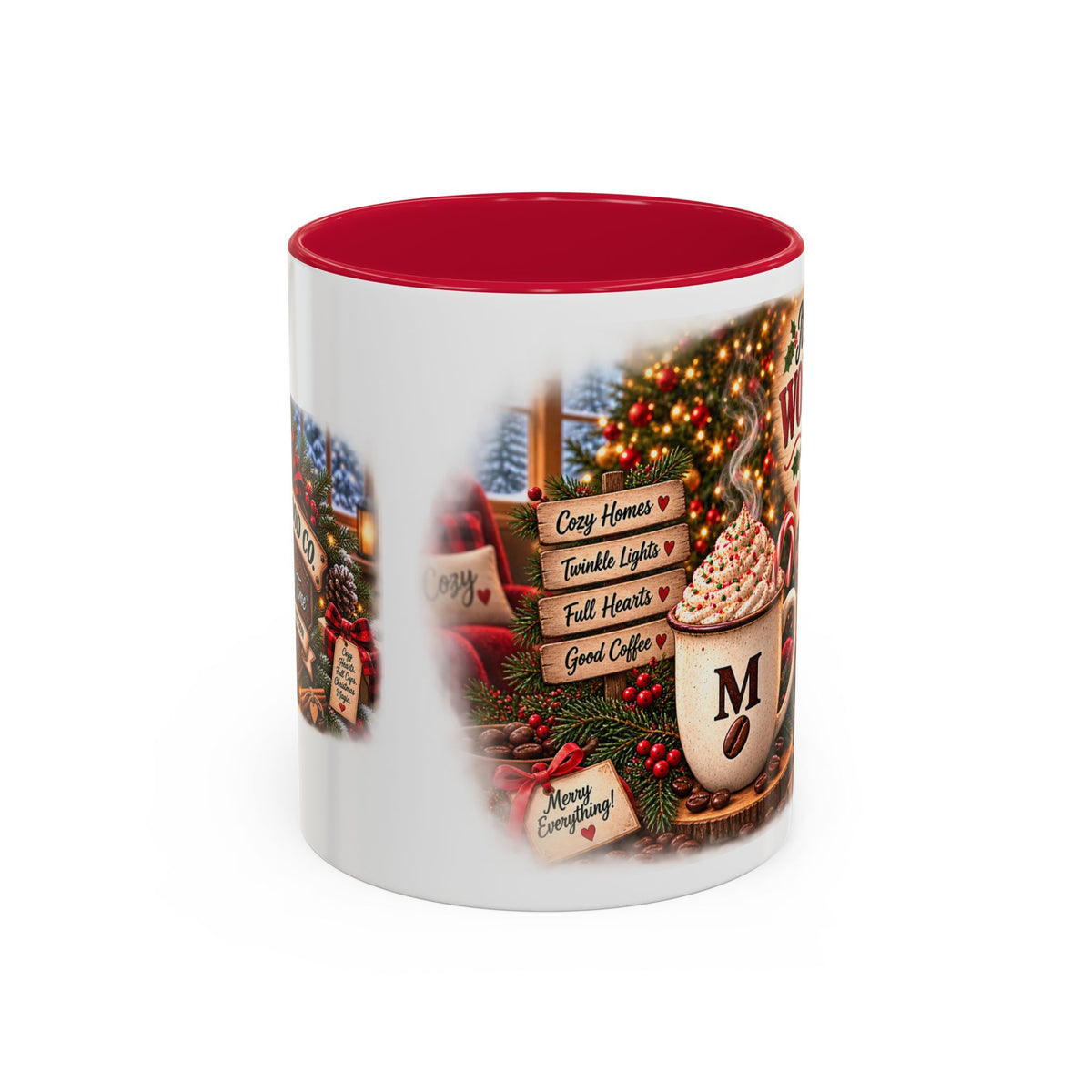 Christmas Coffee Mug — "It's the Most Wonderful Time for a Good Cup of Coffee" (11oz/15oz)