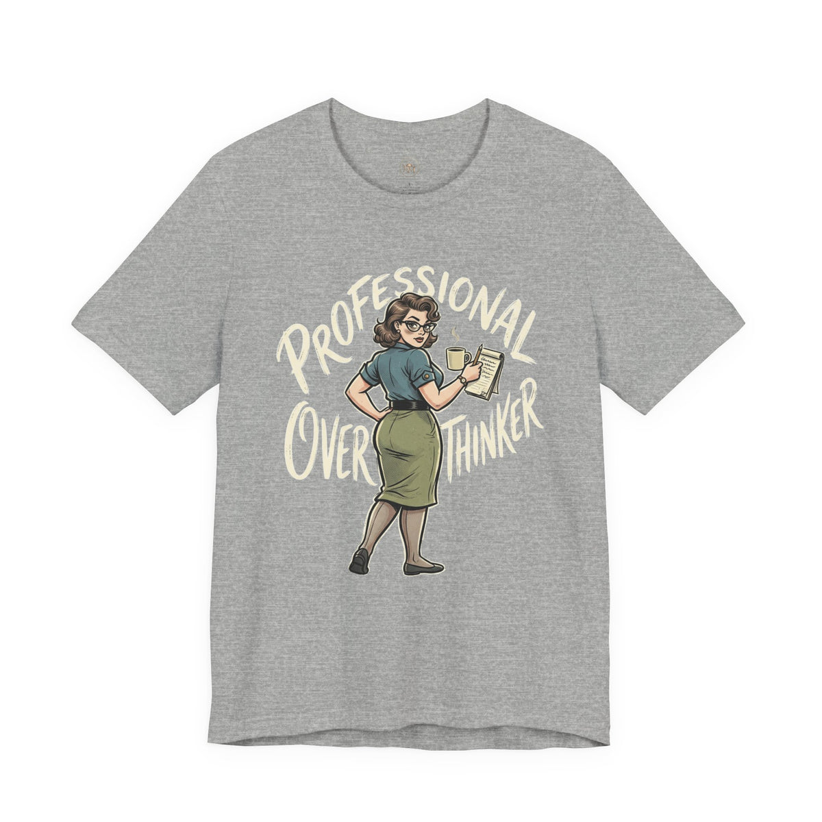 Professional Overthinker Woman Unisex Jersey Short Sleeve Tee