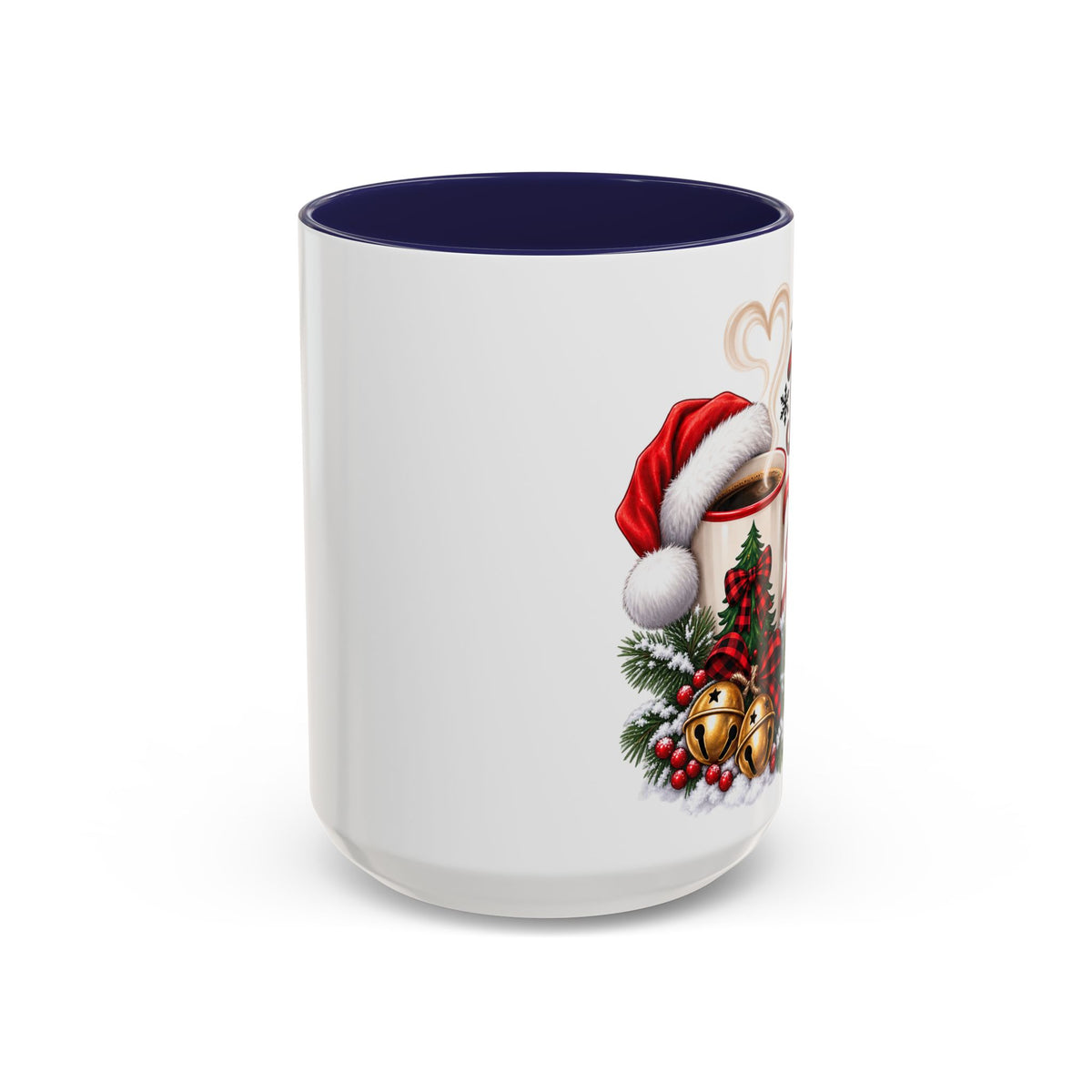 Christmas Coffee Mug – “My Bells Don’t Jingle Without Coffee” Accent Mug (11/15oz)