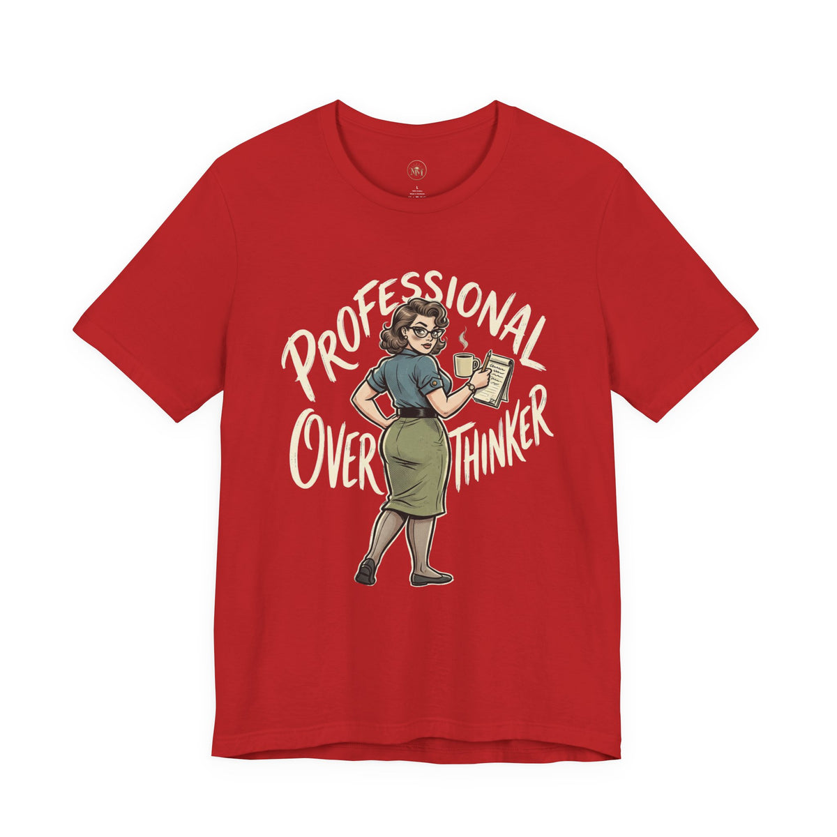 Professional Overthinker Woman Unisex Jersey Short Sleeve Tee