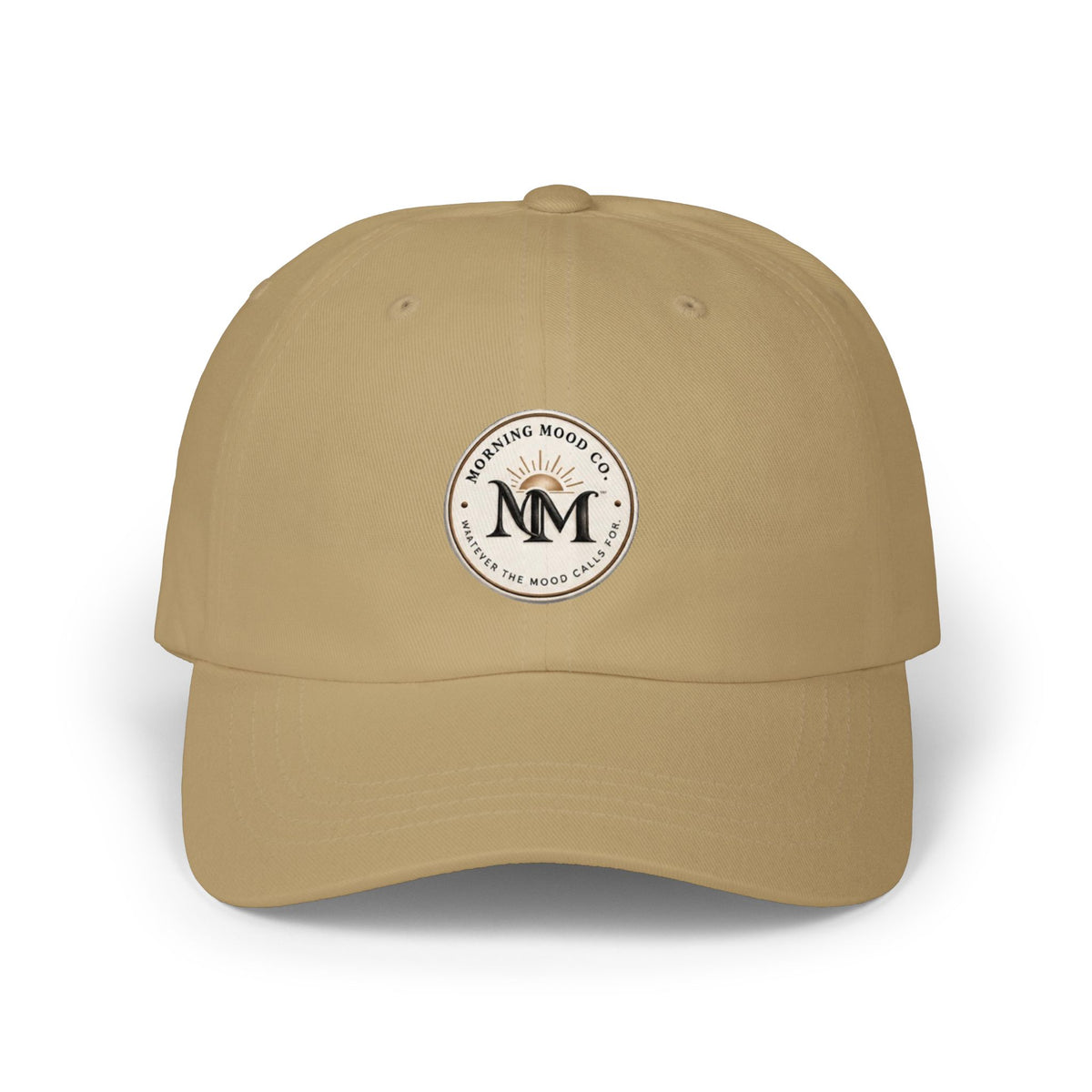Classic Dad Cap — Minimal Vintage 'MM' Logo Baseball Hat