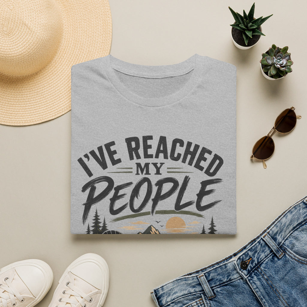 I've Reached My People Limit T-Shirt — Funny Introvert Camping Tee