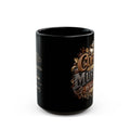 Coffee Mug — "Coffee Because Murder Is Illegal" Black Ceramic Coffee Cup (11oz/15oz)