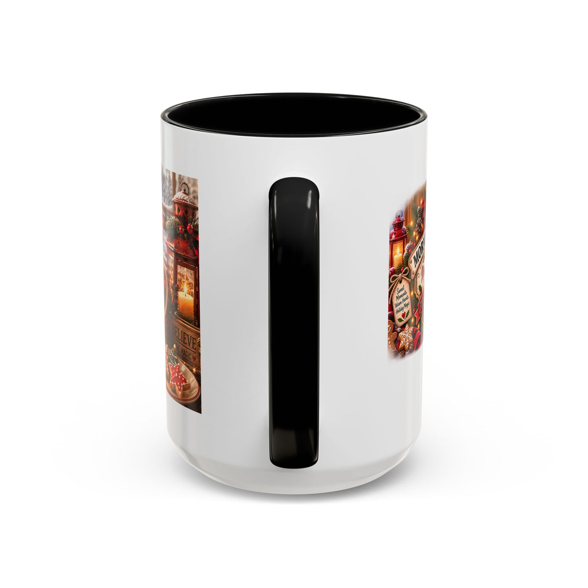 Christmas Coffee Mug — "Morning Mood Co. Merry Everything" Holiday Accent Mug (11/15oz)