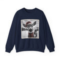Realistic Christmas Reindeer Portrait Sweatshirt | Nostalgic Holiday Design