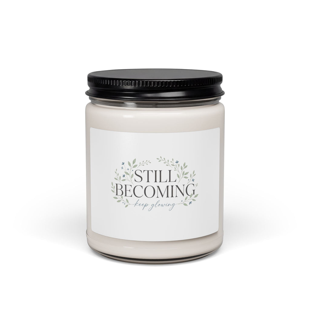 Still Becoming Scented Soy Candle — 9oz Inspirational Jar Candle