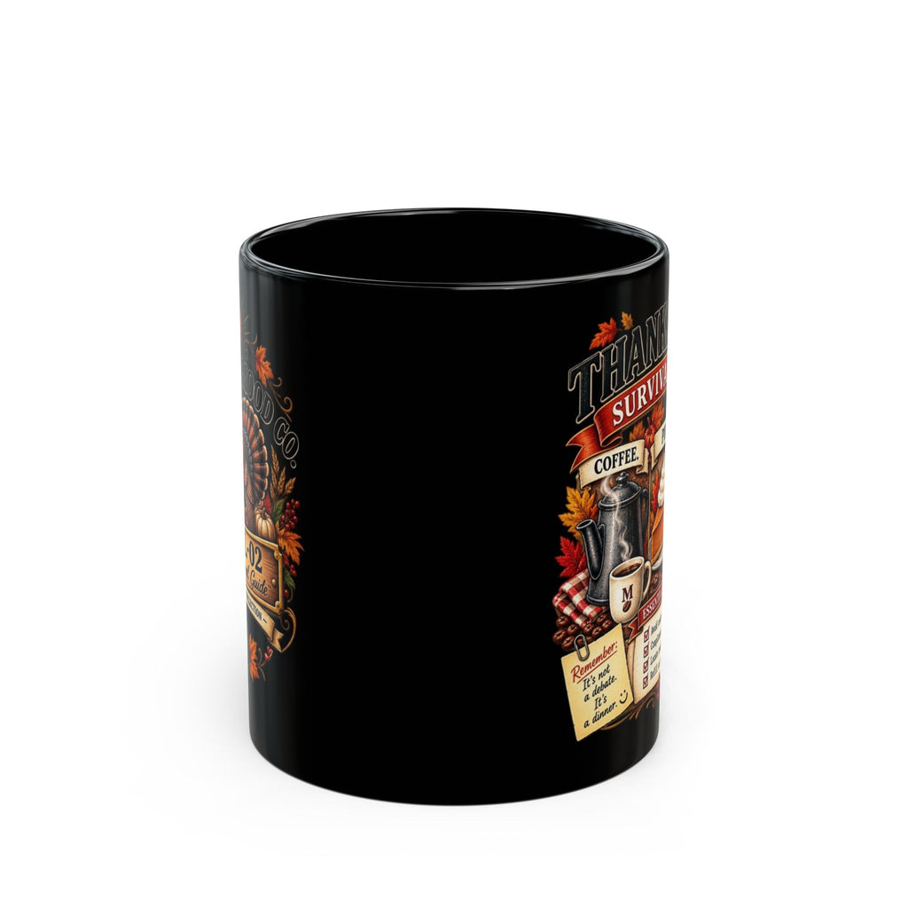 The Survival Guide Black Mug (11oz, 15oz)