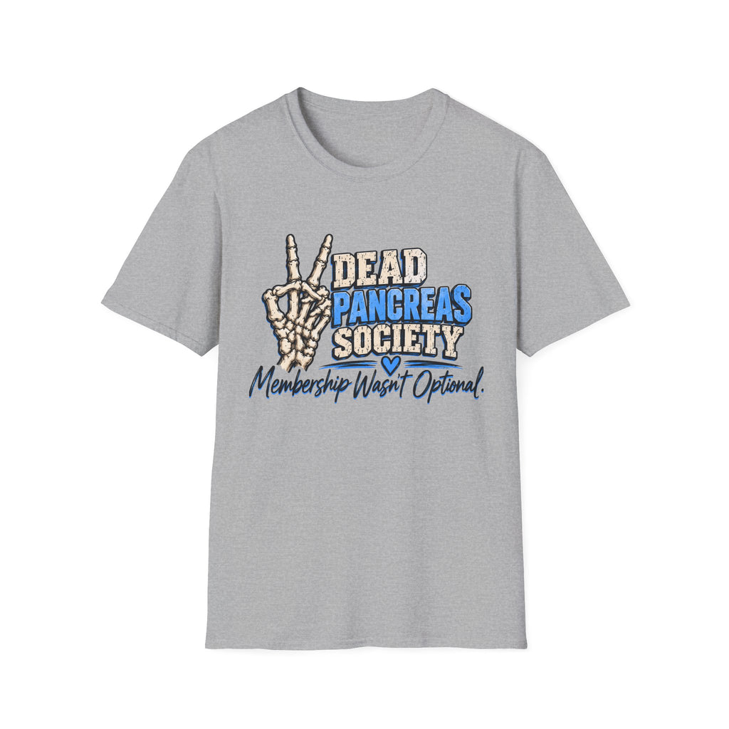 Dead Pancreas Society Membership Warrant Optional T-Shirt