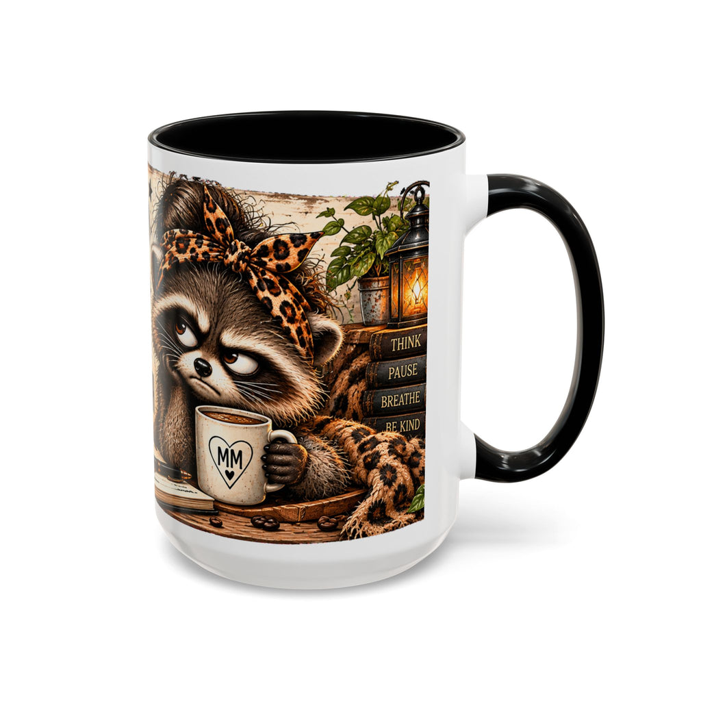 Raccoon Coffee Mug – “I Seriously Need a Speed Bump Between My Brain and My Mouth”