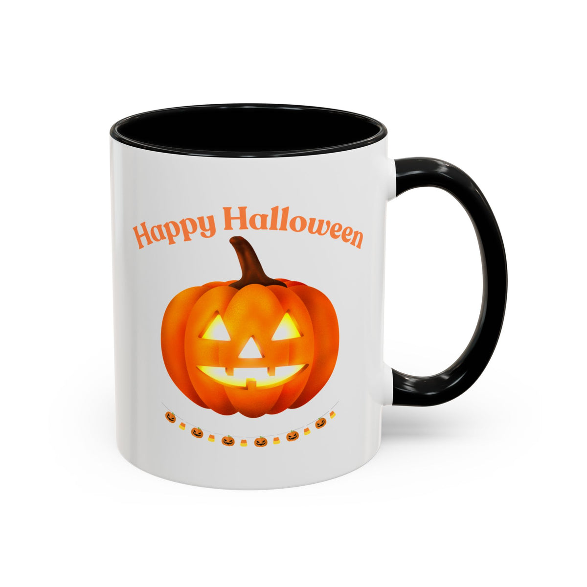 Happy Halloween Pumpkin Accent Coffee Mug (11/15oz)