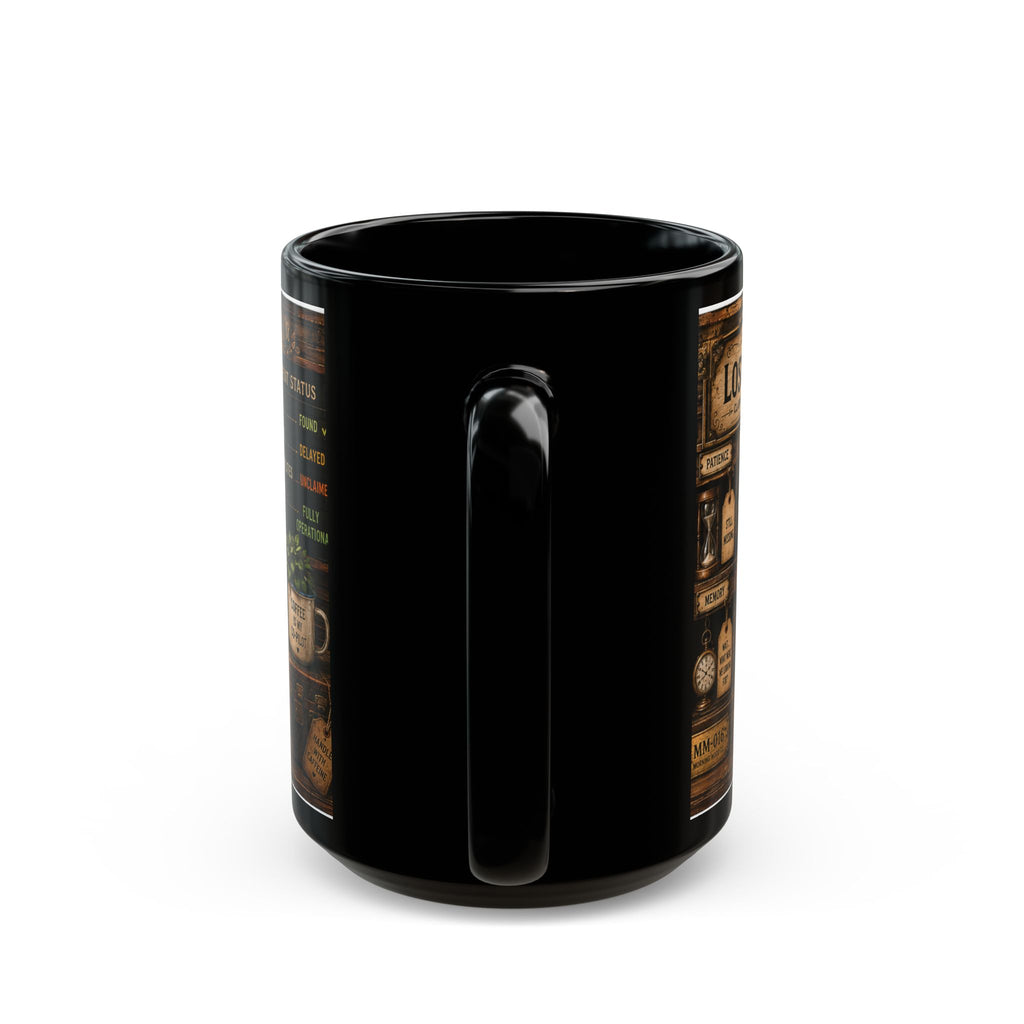 Coffee Mug - "I Found My Coffee. Everything Else Is Still Missing." Vintage Cafe Gift