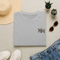 NM Sunrise Logo T‑Shirt — Minimal Monogram Tee