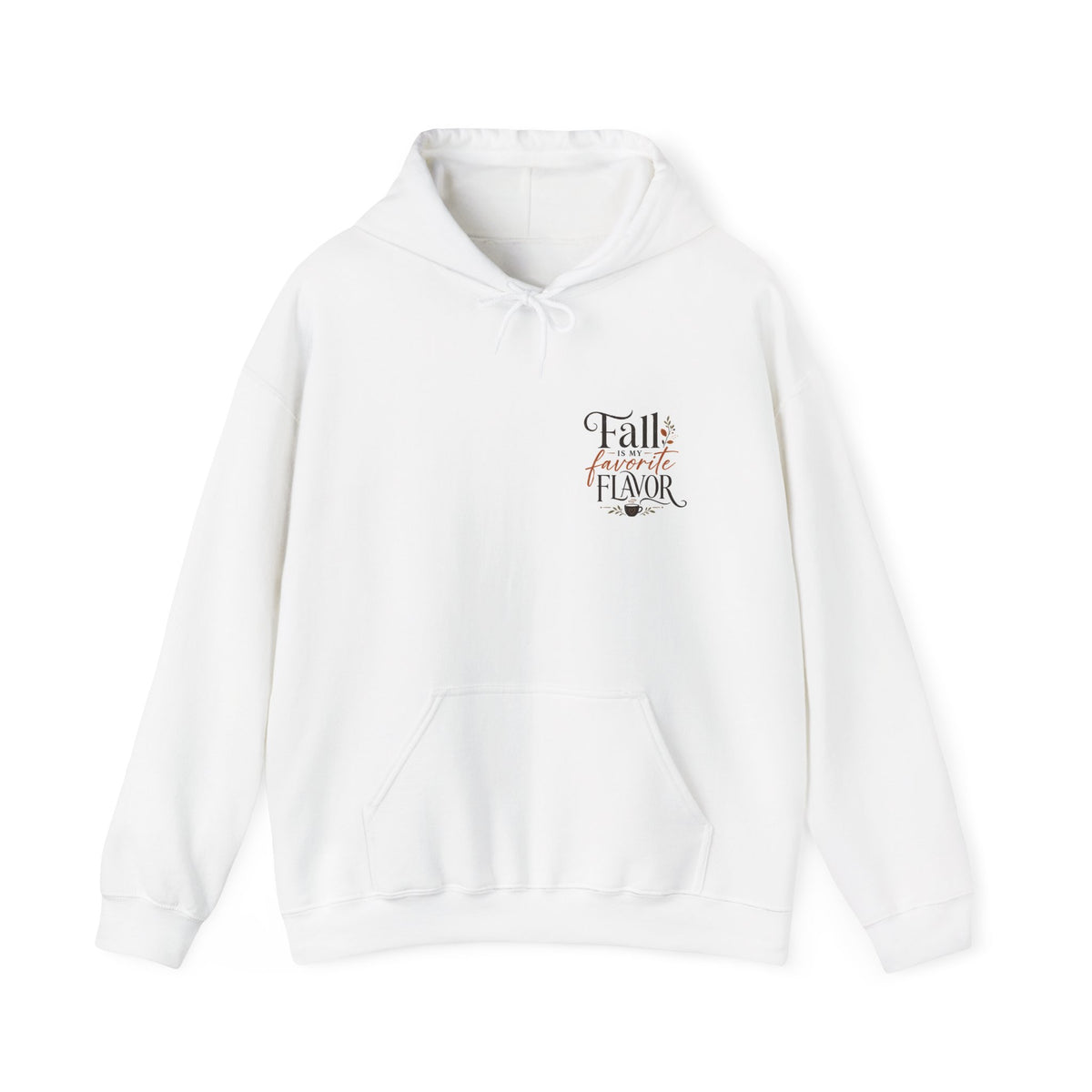 Fall Flavor Hoodie – Cozy Autumn Leaves Graphic Sweatshirt