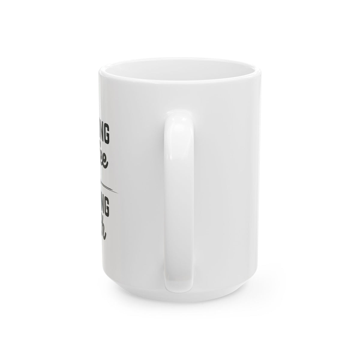 Ceramic Mug – "Strong Coffee, Strong Faith" Inspirational Coffee Mug (11oz, 15oz)