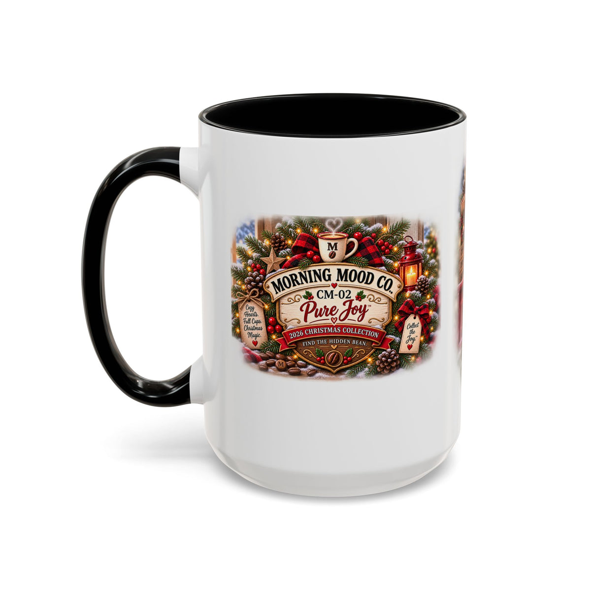Christmas Dog Coffee Mug — "’Tis the Season for Pure Joy" Accent Mug