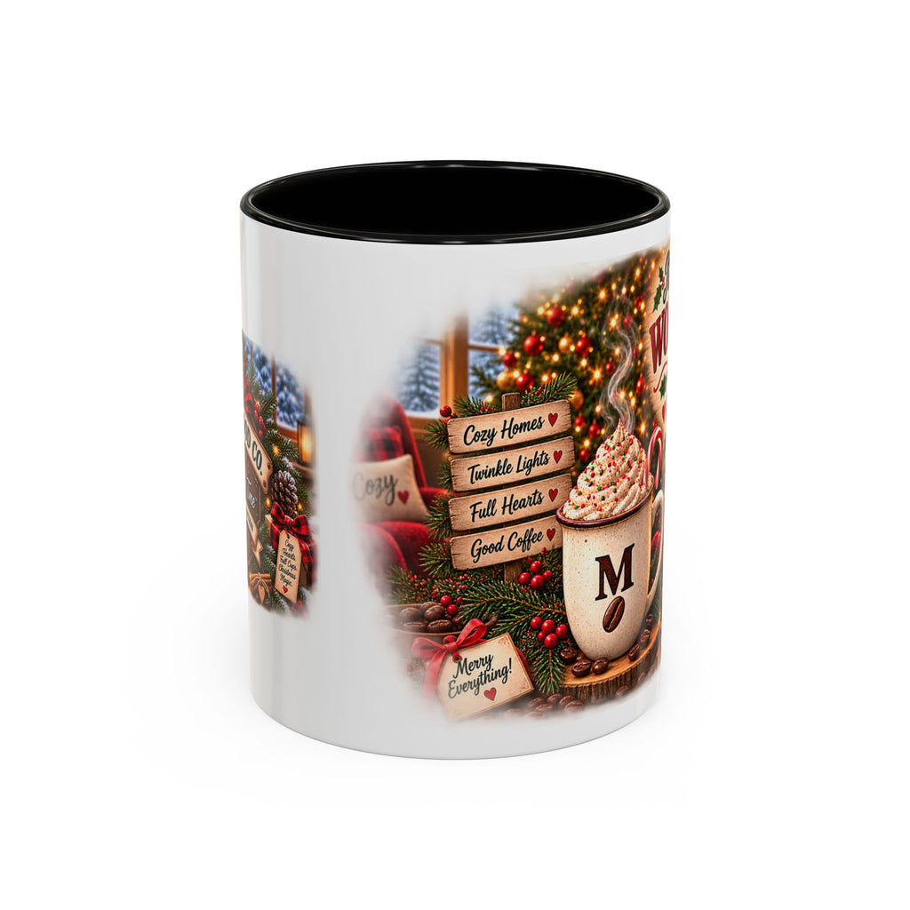 Christmas Coffee Mug — "It's the Most Wonderful Time for a Good Cup of Coffee" (11oz/15oz)