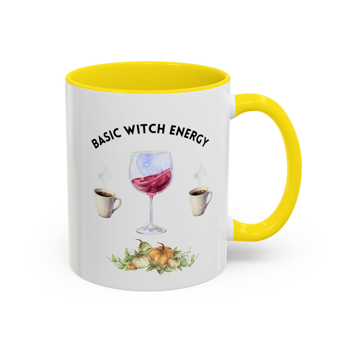 Basic Witch Energy Coffee Mug — Halloween Wine & Coffee Gift (11/15oz)